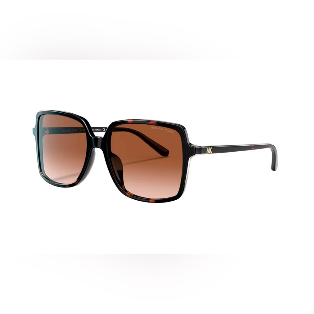 Michael Kors Isle of Palms MK378113 Sunglasses | Dark Tortoise Oversized Square